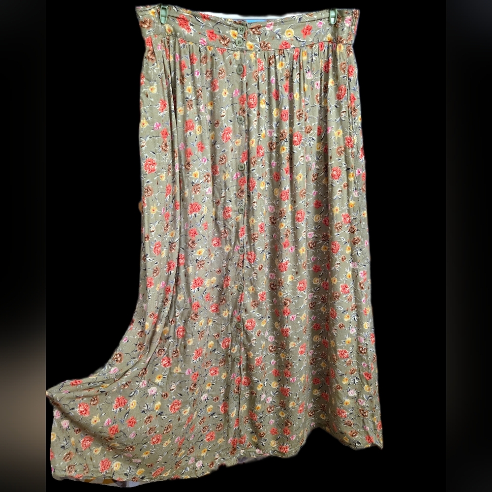 Floral Print Women's Skirt